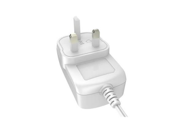 Adaptador universal habilitado do poder 24W de RoHS com a montagem BRITÂNICA da parede do Pin