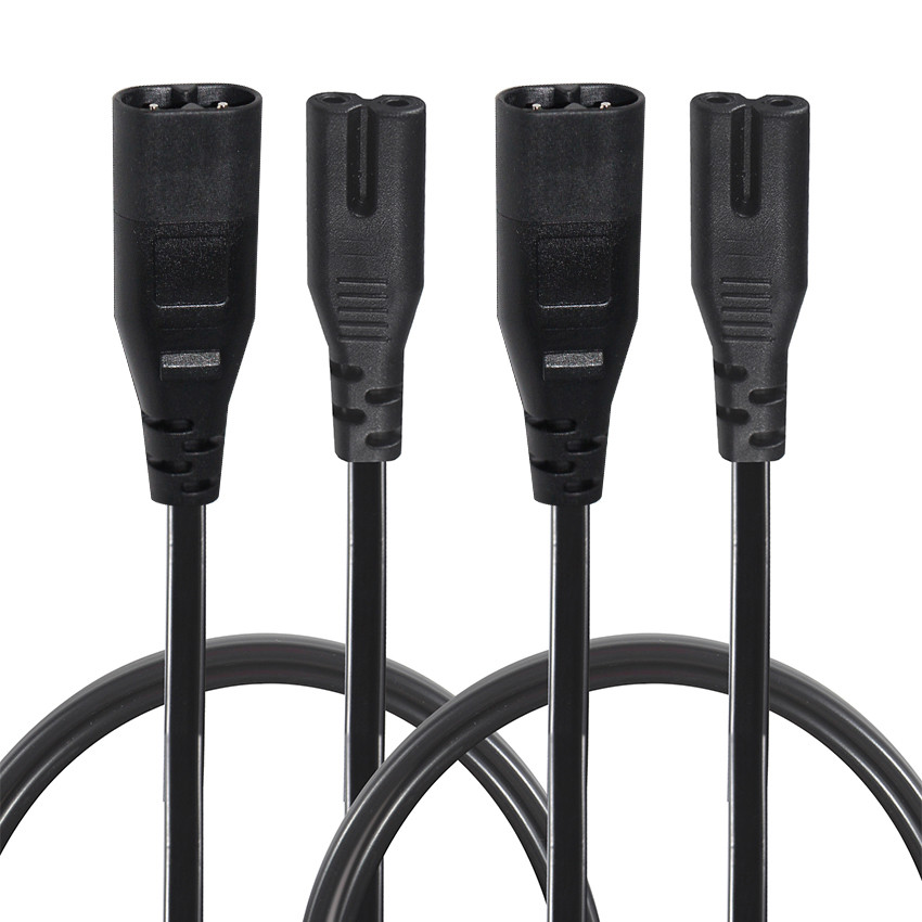 0.8M C7 до C8 Кабель питания 18AWG ПВХ пиджак ROHS сертифицированный