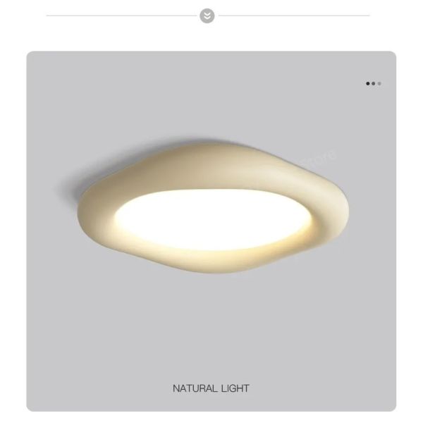 Children's Room Lights Minimalist dining room lighting Bedroom Resin white ceiling light(WH-MA-296)