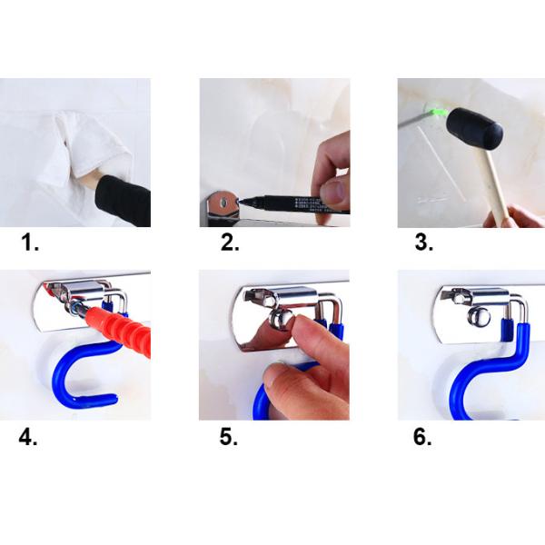 Stainless Steel 304 Broom Mop Holder Wall Mount Heavy Duty For Laundry Room Garage