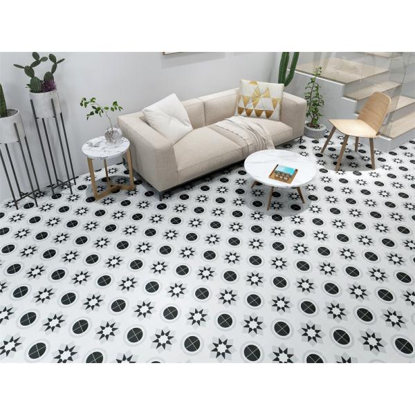 Gray 20x20cm Ceramic Rustic Tile for Hotel Bathroom Floor