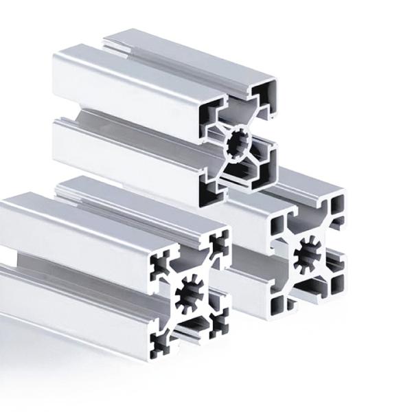 Profilé en alliage d'aluminium anodisé 4040 argenté standard européen 40x40
