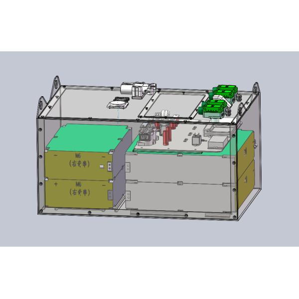 батарея лития грузоподъемника 800mmx520mmx450mm без блока батарей противовесу