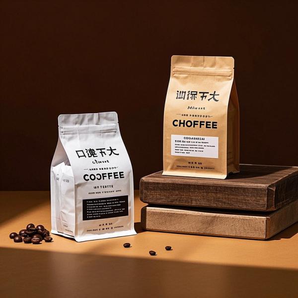 Eco - Friendly Child Safe Coffee Bags Airtight For Roasted Beans Wholesale