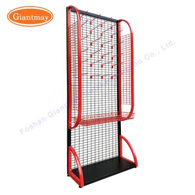 Suporte da loja para doces Chips Wire Grid Display Racks