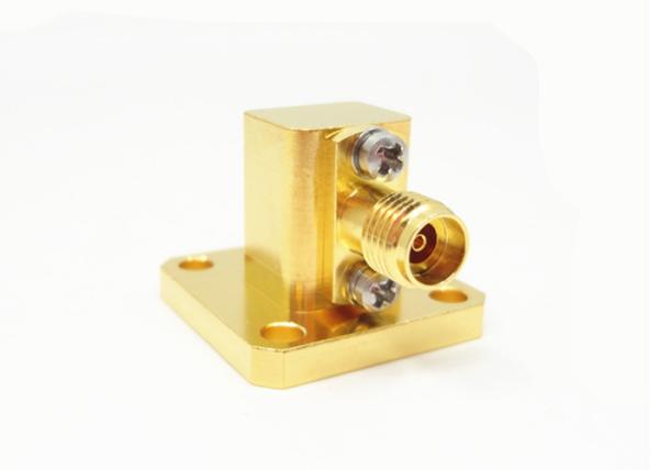 K2.92mm WR34 BJ260 Waveguide To Coaxial Adapter Female 21.7GHz - 33GHz