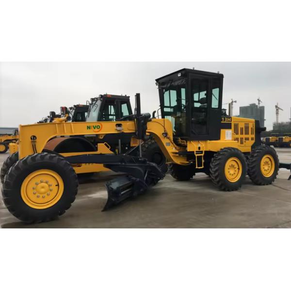 NIVO Road Machinery PY160N 160hp 12 Ton Mini Motor Grader Popular Grader Motor With Anti-rollover Cabin or Parts (Мини-моторный кладезь для дорожных машин NIVO с мощностью 160 л.с.