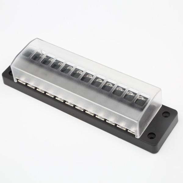 TR-12 12V 24V 32V DC Blocs de fusibles à 12 voies