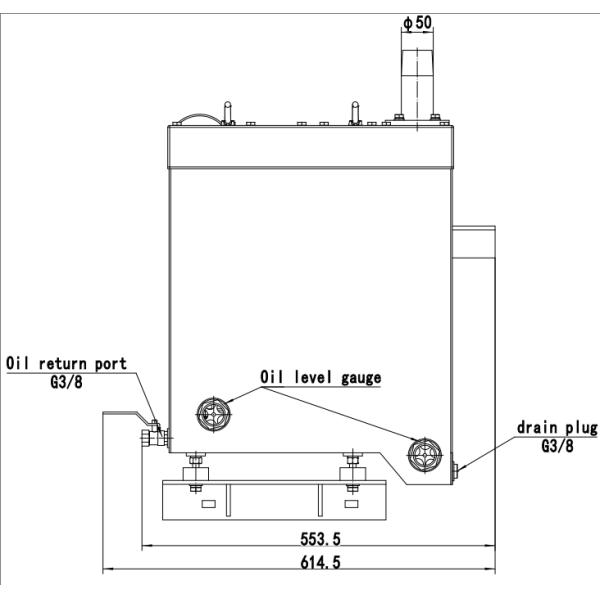 Высокопроизводительный фильтр масляного тумана BSF120B, фильтр для удаления масляного тумана для роторно-вакуумного насоса
