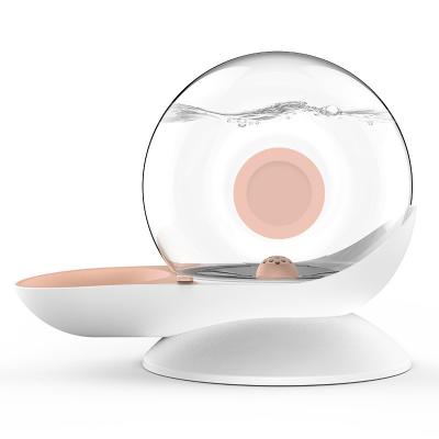 O caracol deu forma ao distribuidor automático da fonte bebendo da água dos alimentadores 2.8L do animal de estimação