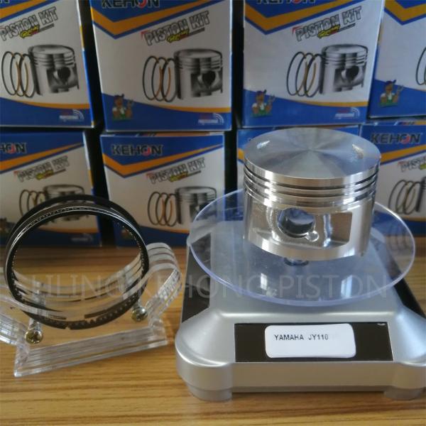 Durable JY110 Yamaha Motorcycle Pistons Kit 49mm CLY DIA Aluminum Alloy