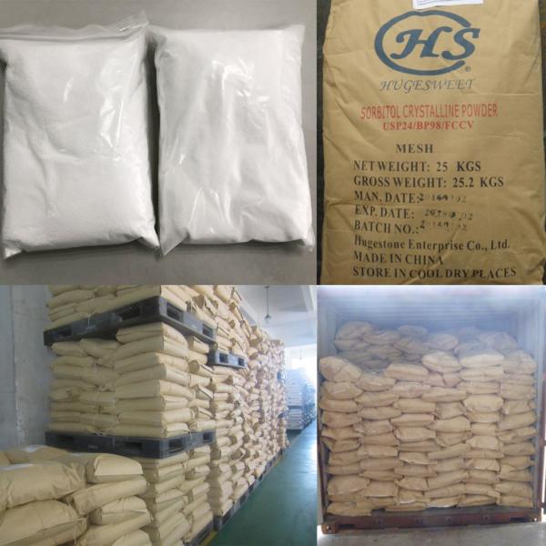 Food Grade Sweetener Sorbitol C6H14O6 CAS 50-70-4 with and Density 1.489 g/cm3