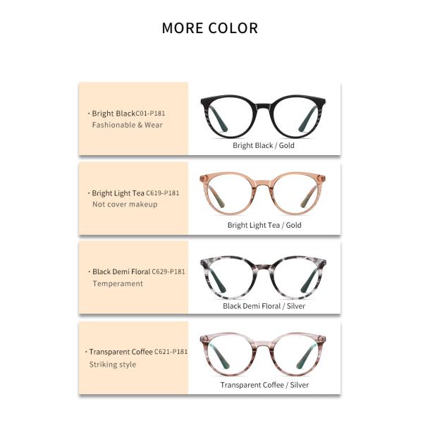 Слепимость компьютера игры ретро круглых стекел металла ацетата голубая светлая преграждая анти- УЛЬТРАФИОЛЕТОВАЯ