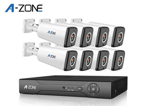 Waterproof Ip668 Channel Poe Security Camera System 1080P Linkage Alarm