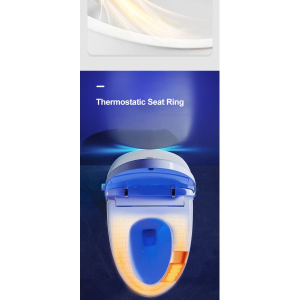 ARROW Modern Smart Toilet with Siphon Flushing Heated Seat and Nozzle Self-cleaning Intelligent Bidet Toilet