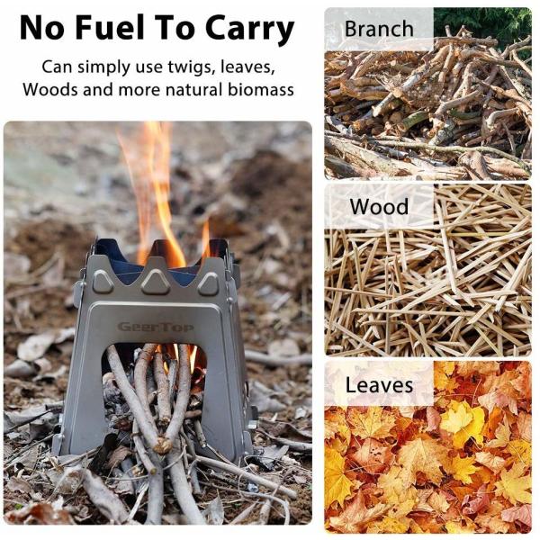 304SS 1.21lbs Outdoor Camping Accessories Stove