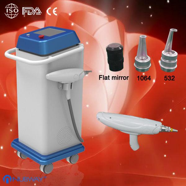high quality Tattoo Removal Machine with Q Switched ND Yag Laser for clinic use