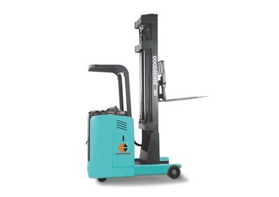 Power And Smarts All In One Stand Up Forklift Reach Forklift Goodsense
