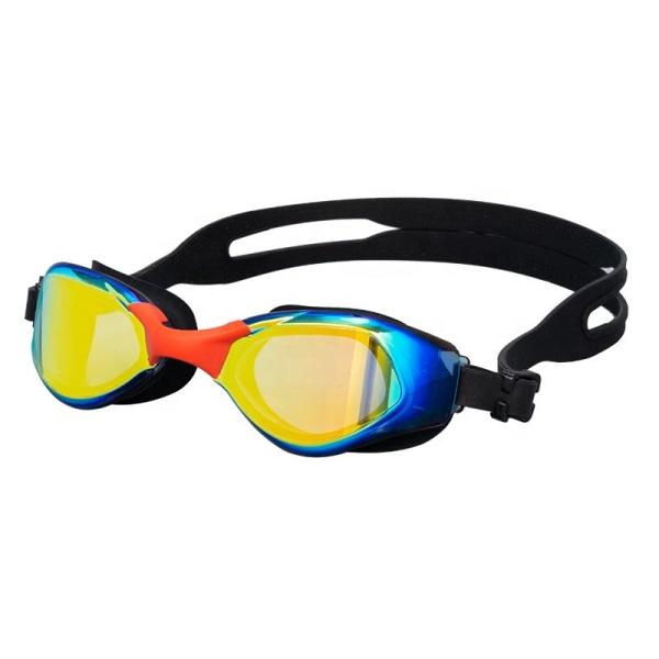 Fashionable Adult Swimming Goggles Electroplated No Fog Swim Goggles