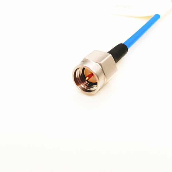 SMA Male to Male RF Cable Assembly with DC-18GHz Frequency Range and Gold Plated Brass Connectors for Low VSWR ≤1.25