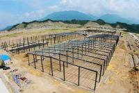 As construções de aço do armazém PEB da logística/projetaram pre a estrutura de construção