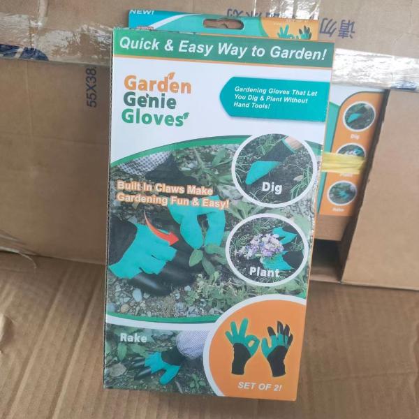 Claws ABS Plastic Outdoor Rubber Gloves Latex Digging Planting Waterproof