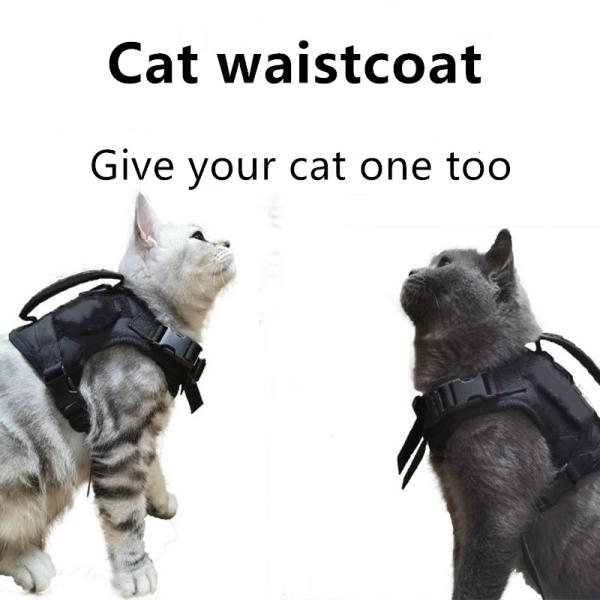 Жилет ремня проводки водоустойчивого регулируемого кота воротников тренировки любимца тактический для идти