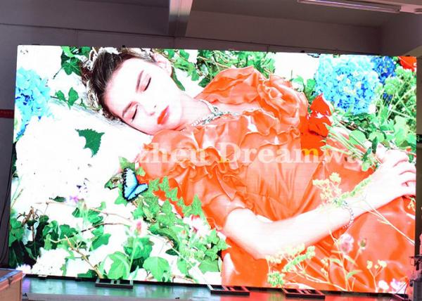 2.976 mm Indoor LED Stage Screen Display Rental for advertising / flexible led screen wall