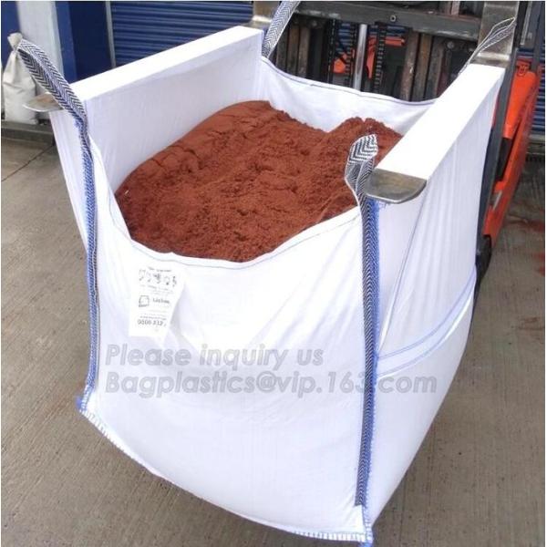 Wholesale china manufacturer 100% virgin resin polypropylene big bag / FIBC pp woven 1 ton jumbo bulk bag super sack ton
