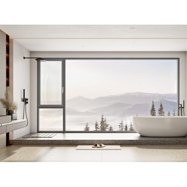 Heat Resistant Aluminum Swing Window with Multi-point Locking System and Energy Efficient Design