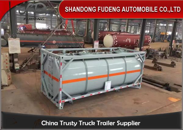 58800 Liters LPG Tank Trailer 40 Foot LPG Storage Tank Steel / Aluminum Material