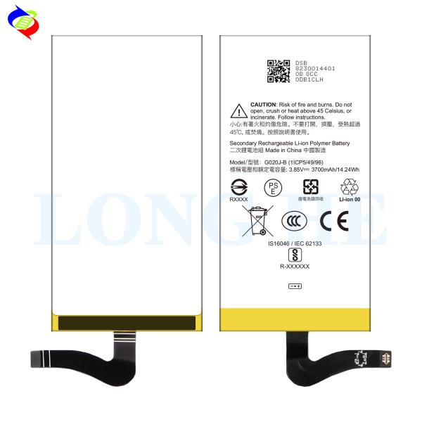 Черная литий-ионная полимерная батарея G020J-B для мобильного телефона Google Pixel 4XL 3700mAh 3.85V