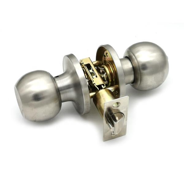 Stainless Steel Cylindrical Knob Lock Lockset Deadbolt Door Lock For Truck Door 0.22 Kgs