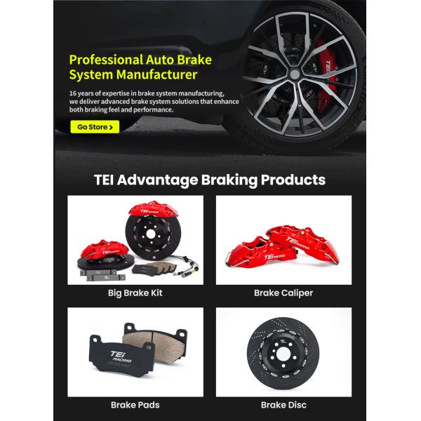 Kit de freinage avant rétrofit TEI P60NS 6 pistons pour BMW F30 F80 E90 315i 320i 325i 330i, disque 355/378*28mm