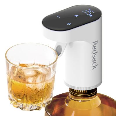 1200mah Battery Smart Multi Smart Wine Aerator And Dispenser With LED Touch Screen Display