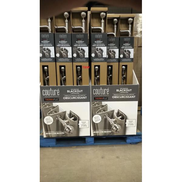 Сверхмощные 5 курсируют ящик сброса картона показывают для занавеса штанги к магазину Costco