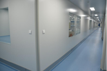 200mm Fire Resistant Cleanroom Panels Silicon Rock Pu Sandwich Panel For Cleanroom Wall