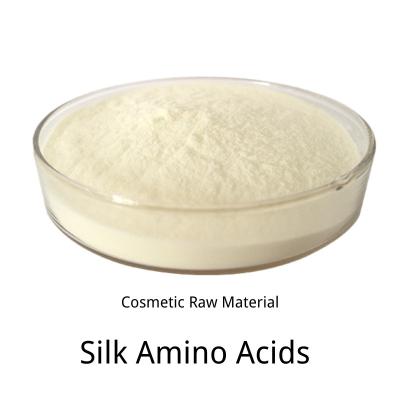 Hydrolyzed Silk Amino Acids 90% White Powder Silk Protein For Cosmetic Skin Body