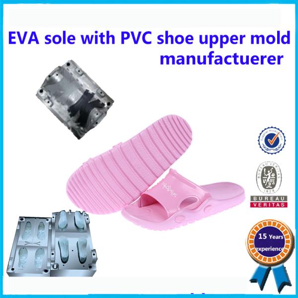 Two Color EVA Mould Durable Aluminum / Steel Sandal Shoe  Mould
