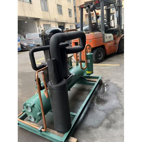 Custom 25Hp Dd Water Cooling Condensing Unit Semi-Hermetic Refrigeration Compressor Cooling Suitable for Cold Room Storage