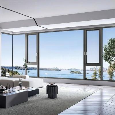 Les fenêtres en aluminium modernes sont équipées d'un double panneau