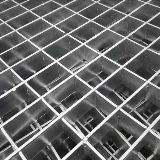 Steel Grating Pressure Welded Grating Plate Hot Galvanized Stair Tread Power Plant Platform