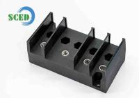 Noir M6 Noix PBT Accessoires de bloc de borne 20 mm Pitch 25 lbf·in
