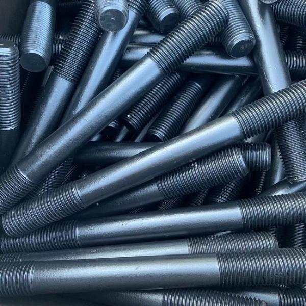 Стержень углерода стальной законченный двойником скрепляет болтами грубый поляка зажимая тип грубые зубы