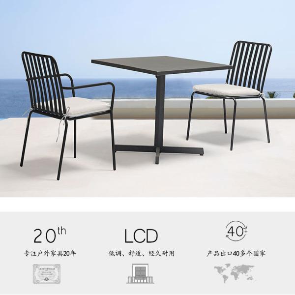 16 Years' Experience Poly Wood Outdoor Furniture for Luxury Pool Furniture Outdoor Set