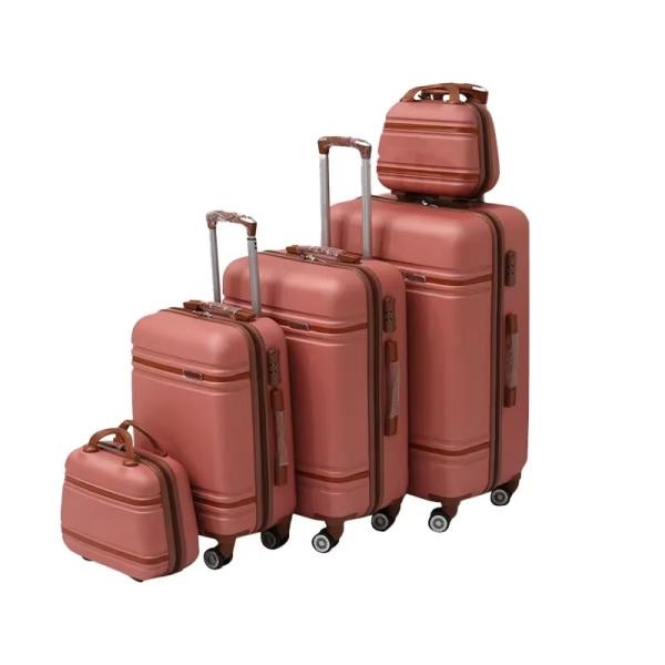 Experimenta la comodidad con Spinner Caster Vintage Hard Shell Carry-On maleta equipaje conjunto de PC Cabina de embarque del carrito