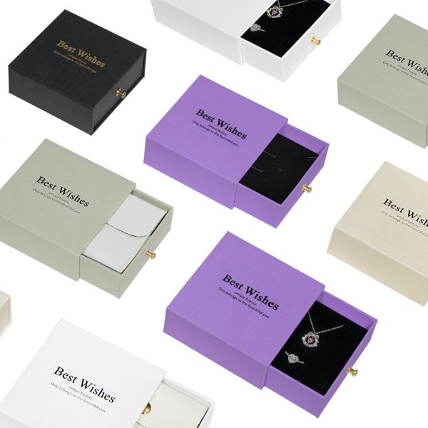 Multi-Color Drawer Packaging Jewelry Box Bracelet Jewelry Custom Packaging Box Necklace Jewelry Packaging Box
