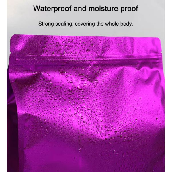 Resealable Plastic Eight-Side Aluminum Foil Ziplock Bag Food Packaging