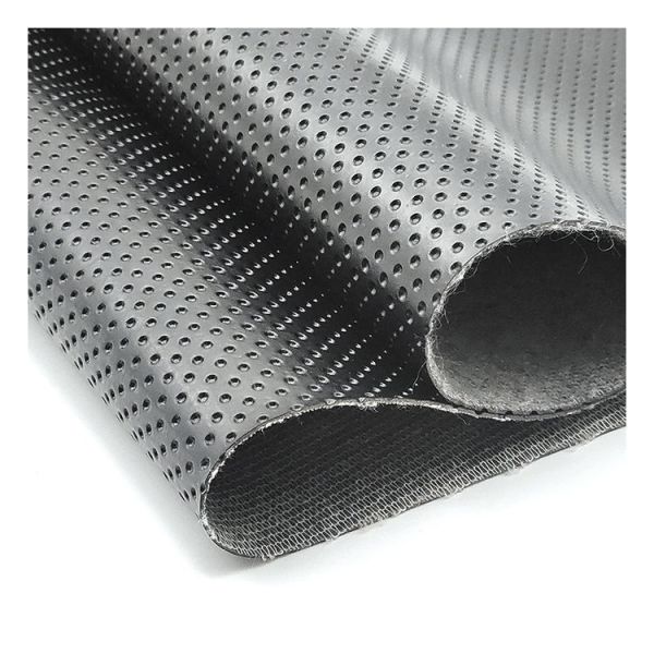 Wear Resisting Pvc Punched Leather Artificial Synthetic Leather Luggage Bag Chair Sofa Leather Fabric