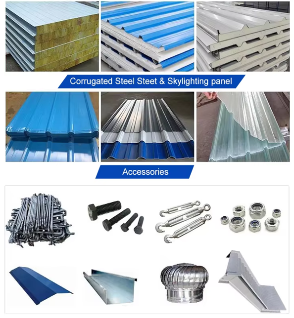Customizable Prefabricated Steel Structure Industrial Aircraft Hangars for Safe Storage